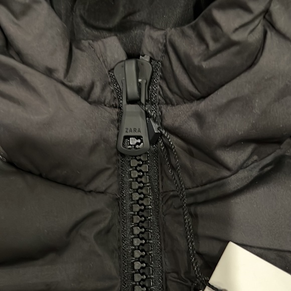 Zara Black Heat Sealed Long Vest - Picture 5 of 10